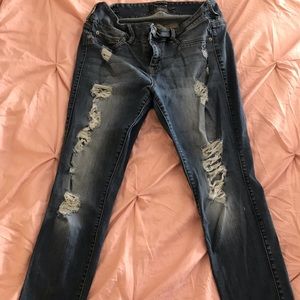 Torrid premium very distressed jeggings